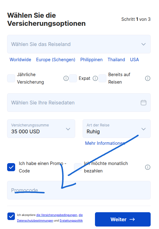 Rabattcode Auras Insurance einlösen