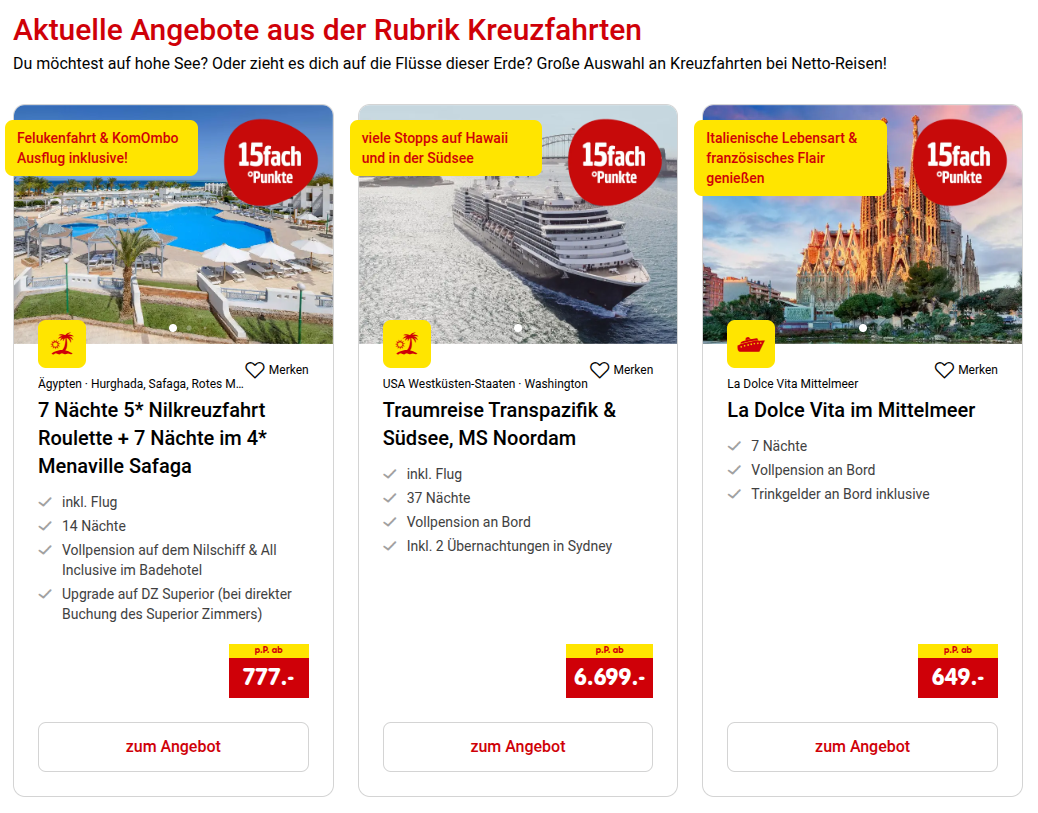 Netto Reisen Gutschein