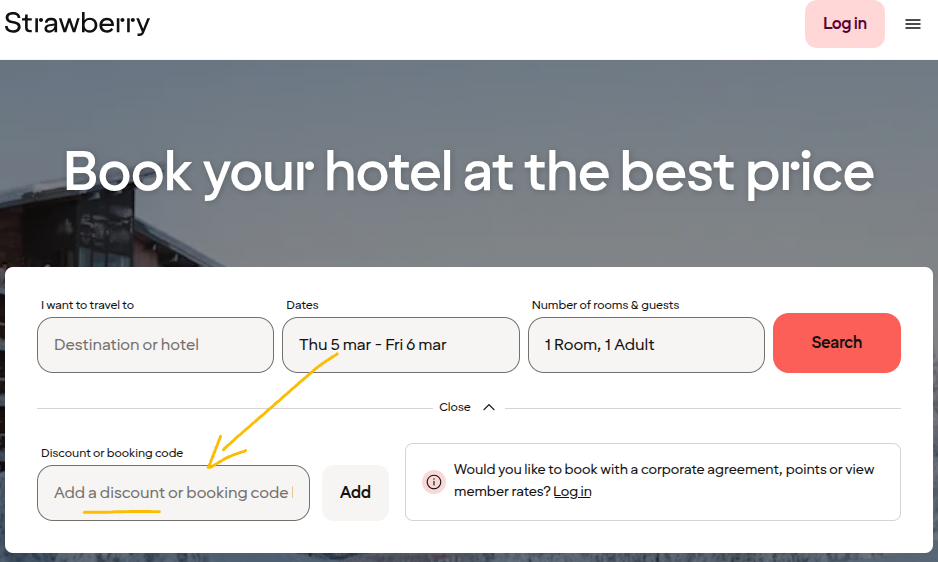 Strawberry Discountcode einlösen