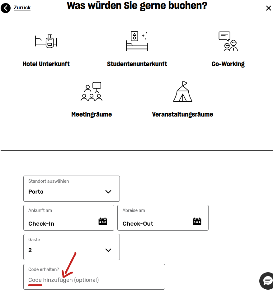 Rabattcode einlösen