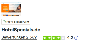 HotelSpecials Bewertungen
