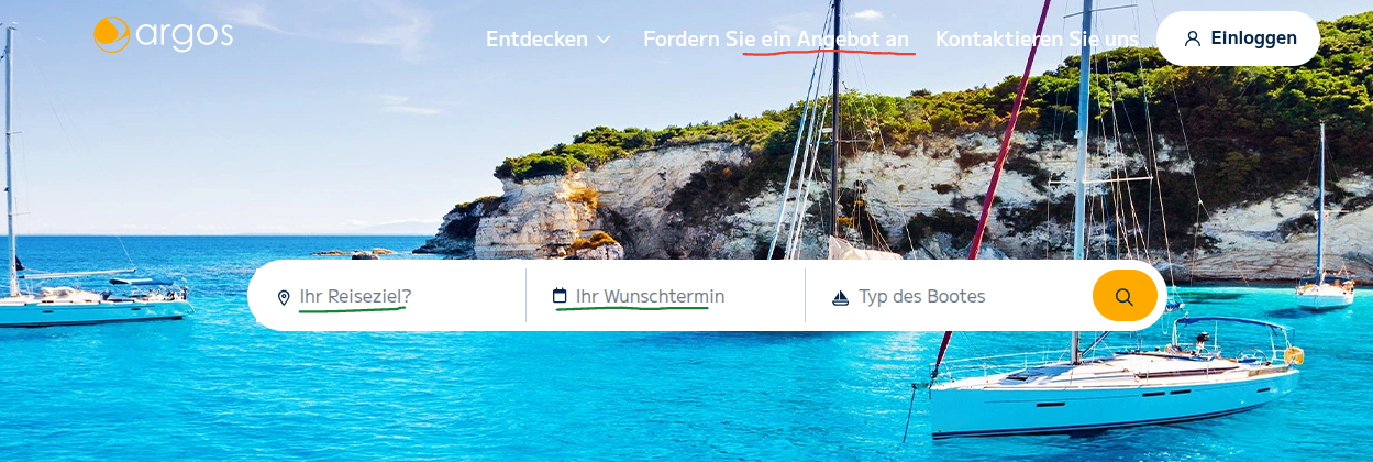 Urlaub bei argos buchen.
