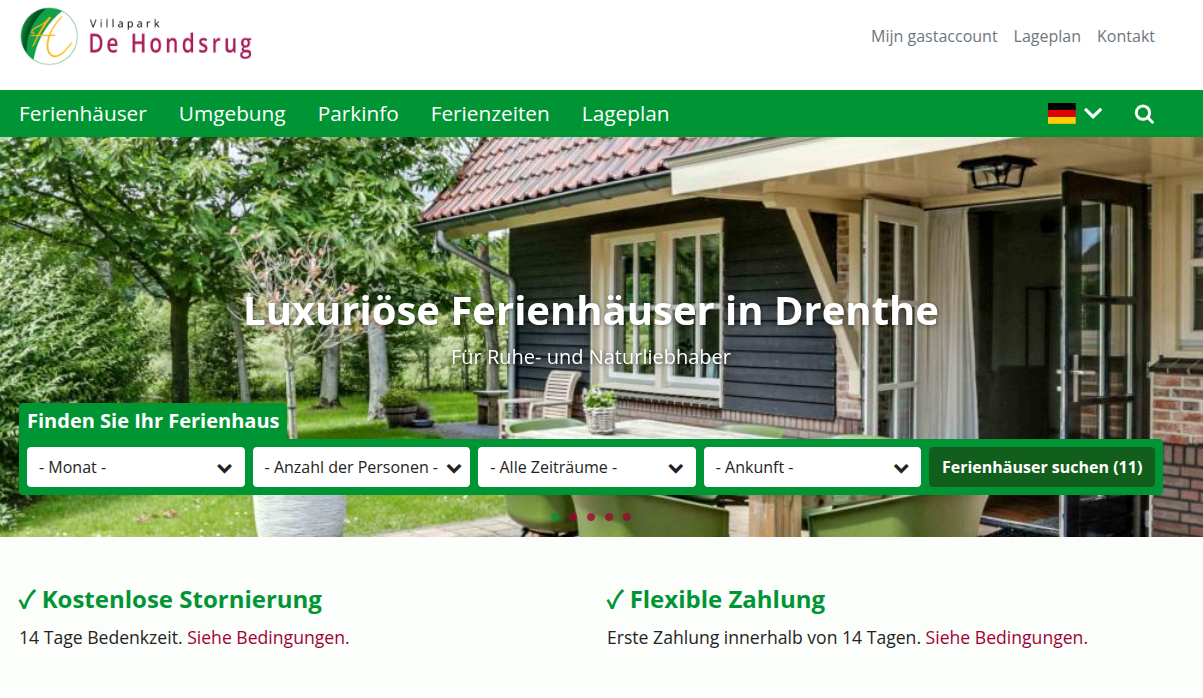 Luxuriöse Drenthe Ferienhäsuer