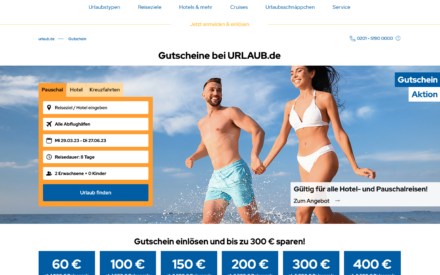 Urlaub.de bei Urlaubs-gutscheine.de